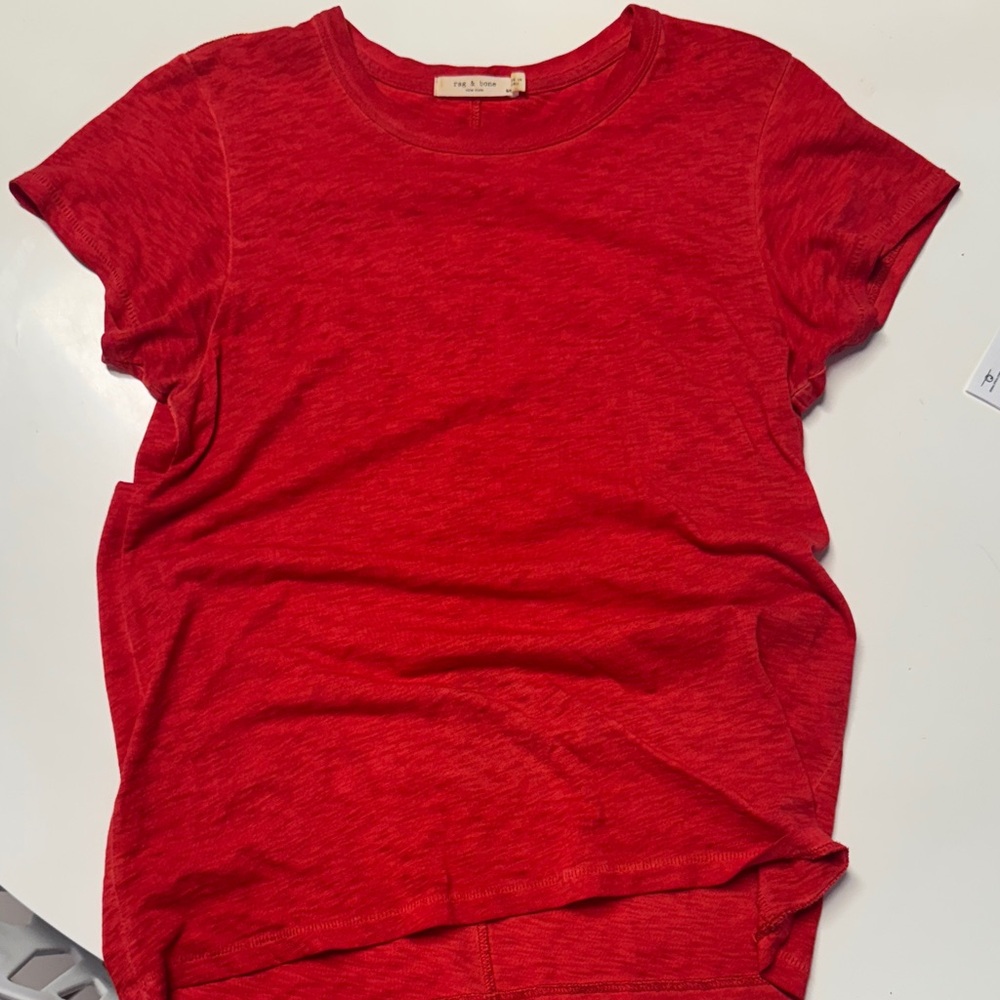 Rag & bone Red tshirt